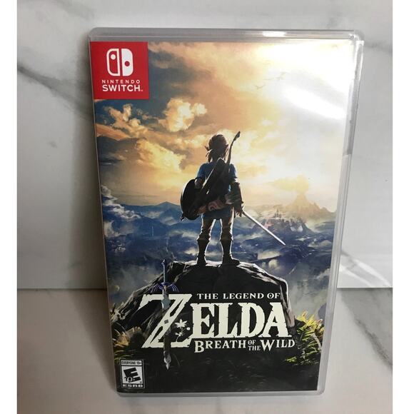 Nintendo Switch The Legend of Zelda Breath of the Wild Video Game - Picture 1 of 3